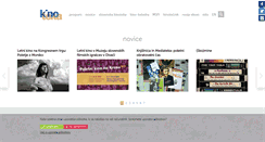 Desktop Screenshot of kinoteka.si